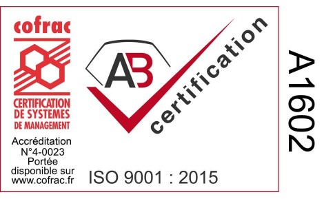 Certification ISO9001 : v2015